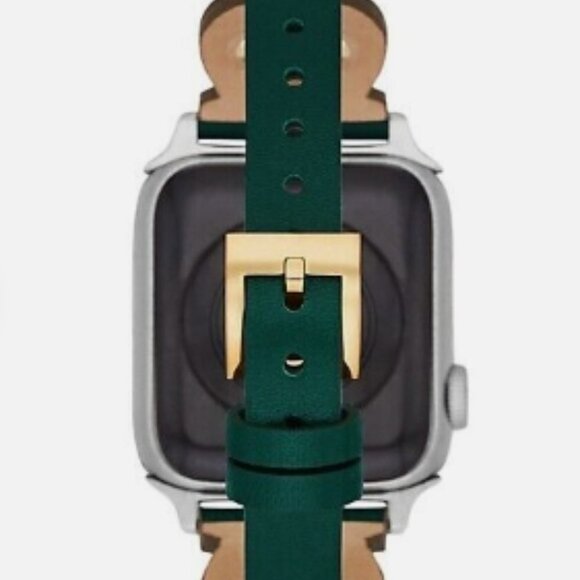 New! Tory Burch Apple Watch Band 38-40mm -Miller Collection, Leather - Picture 3 of 15